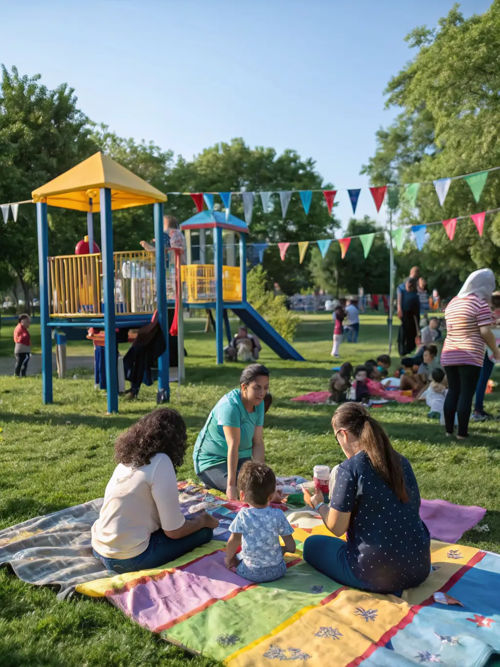 A picture of volunteers and members collaborating on a community sports event, showcasing the association's emphasis on community engagement and social responsibility.